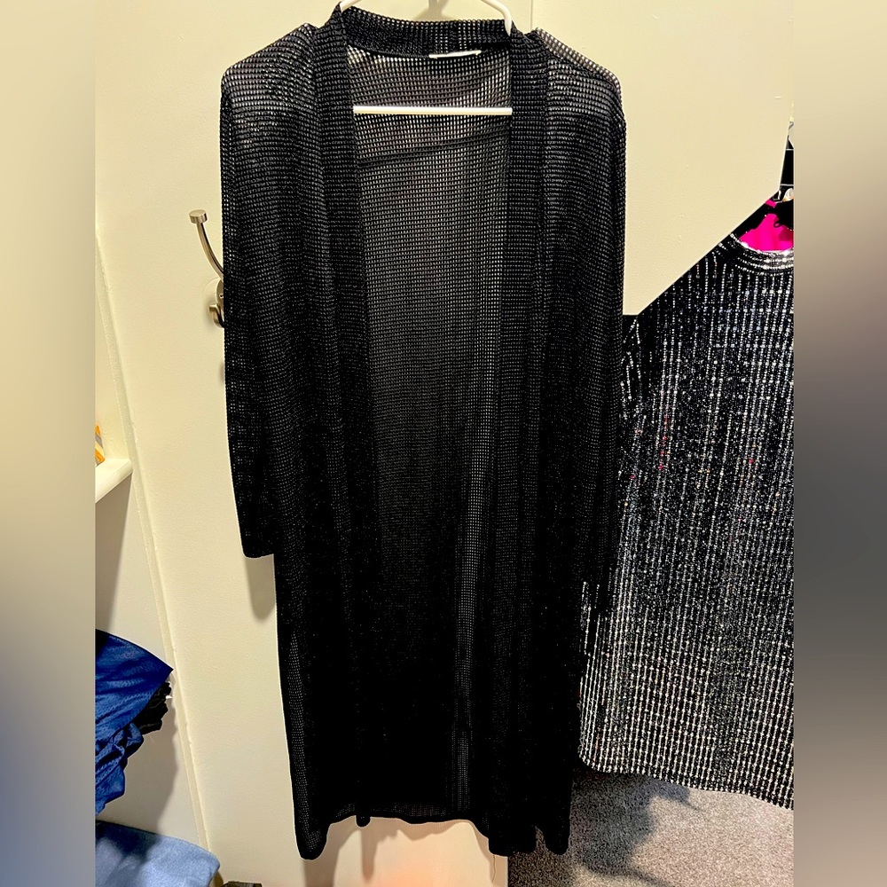 Waffle weave duster from Timing